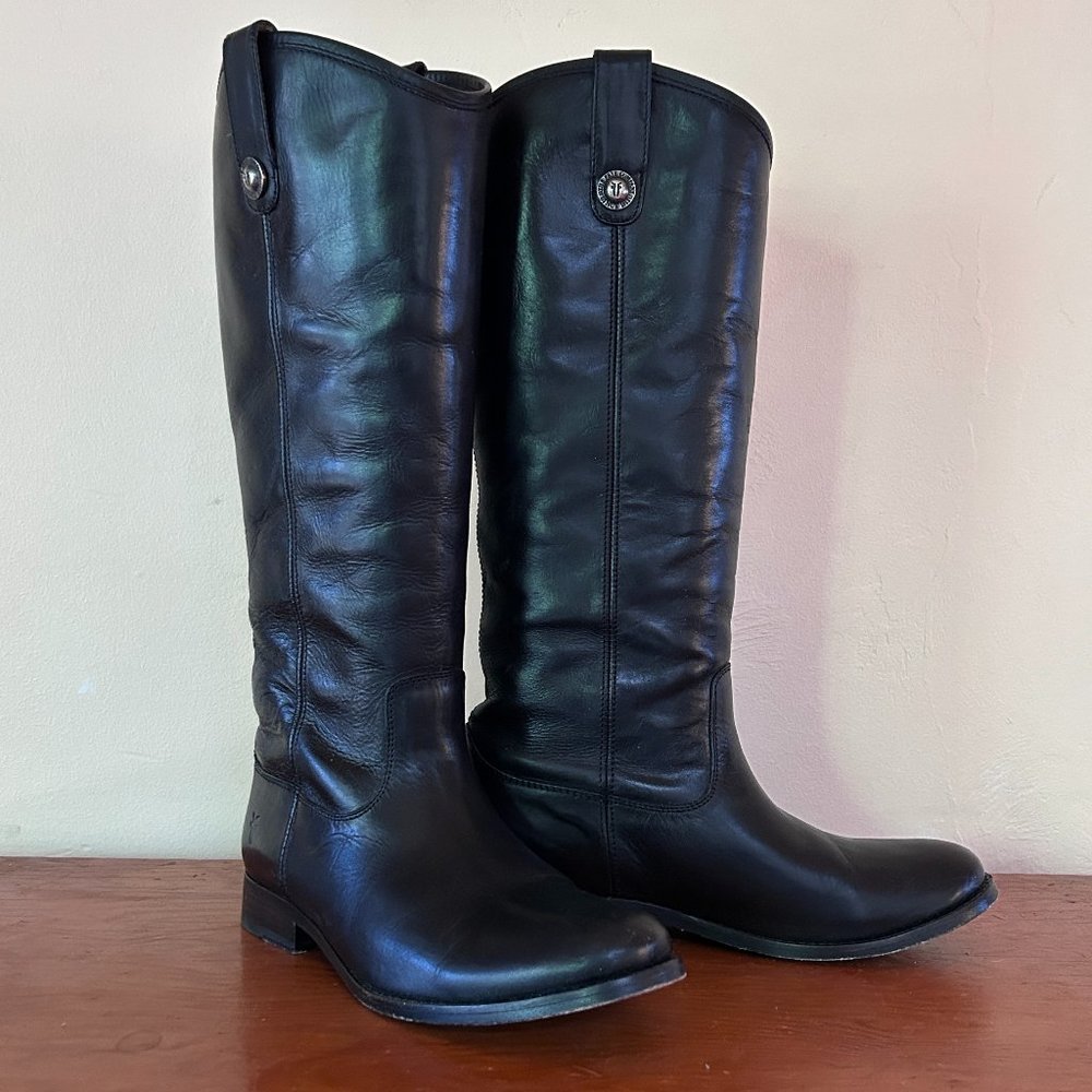 Frye - Melissa Button-SFT VN LE (black)